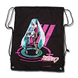 Vocaloid Hatsune Miku Black Drawstring Bag